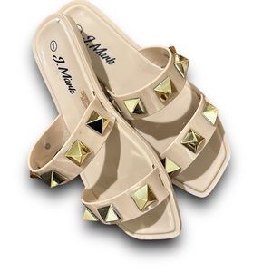 NWOT Studded Sandals